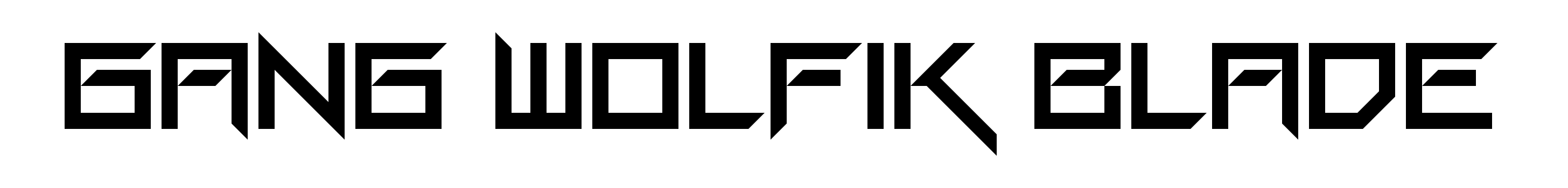 Gang Wolfik Blade