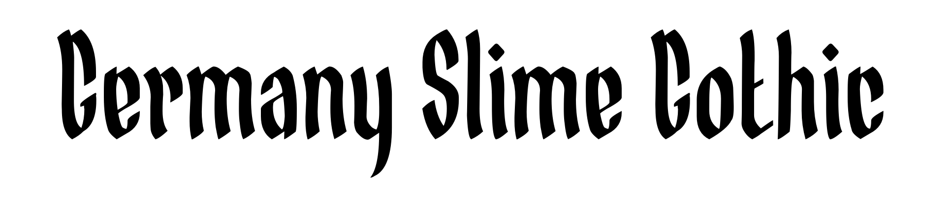 Germany Slime Gothic