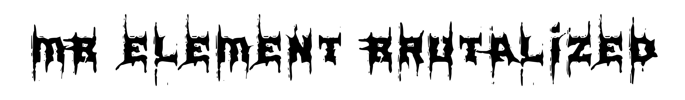 MB Element Brutalized