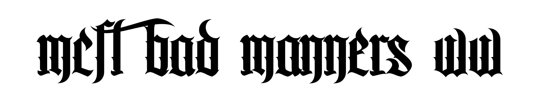 MCF Bad Manners WW