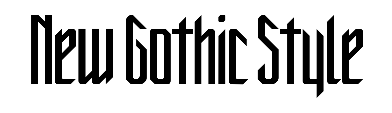New Gothic Style