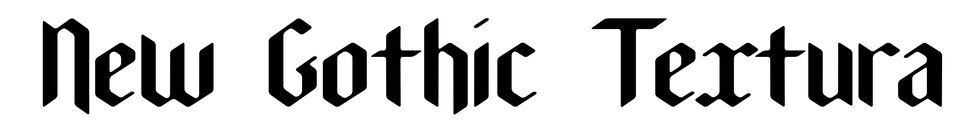 New Gothic Textura