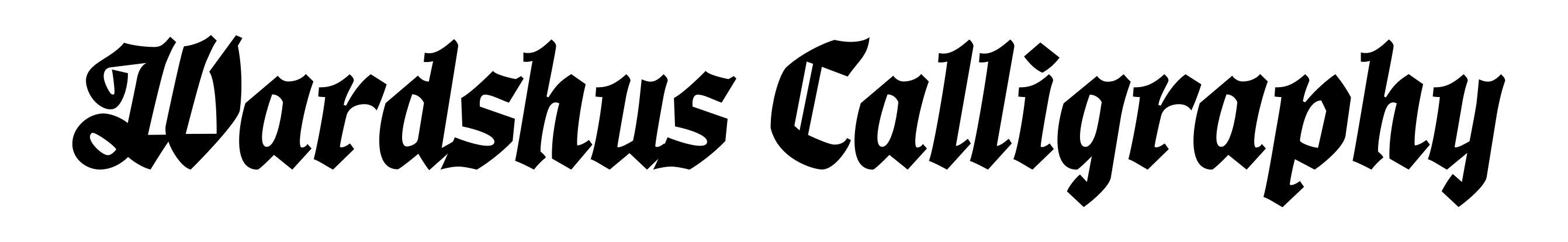 Wardshus Calligraphy