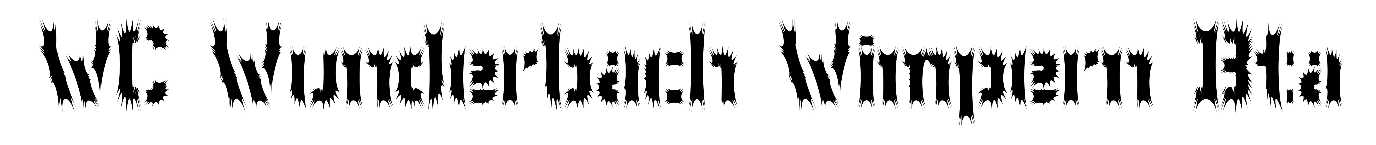 WC Wunderbach Wimpern Bta