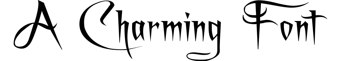 A Charming Font