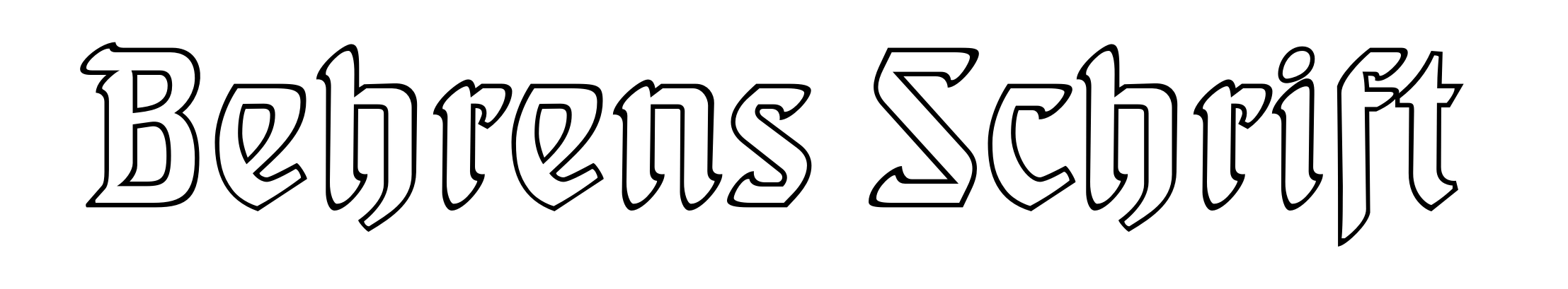 Behrens Schrift