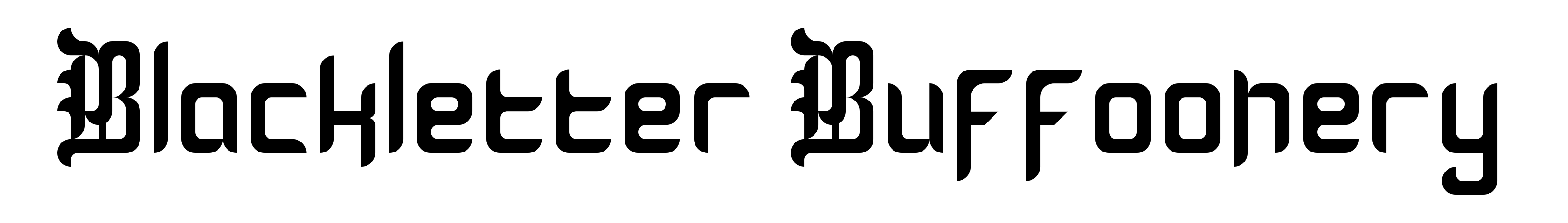 Blackletter Buffoonery