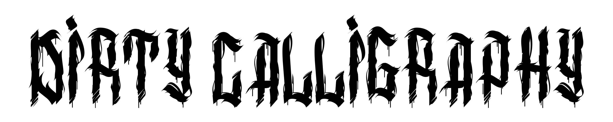 Dirty Calligraphy