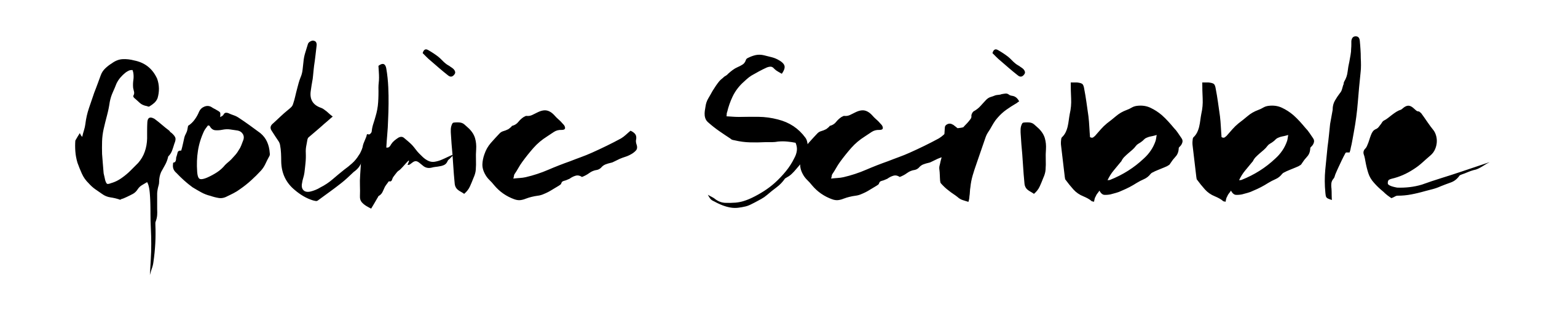Gothic Scribble
