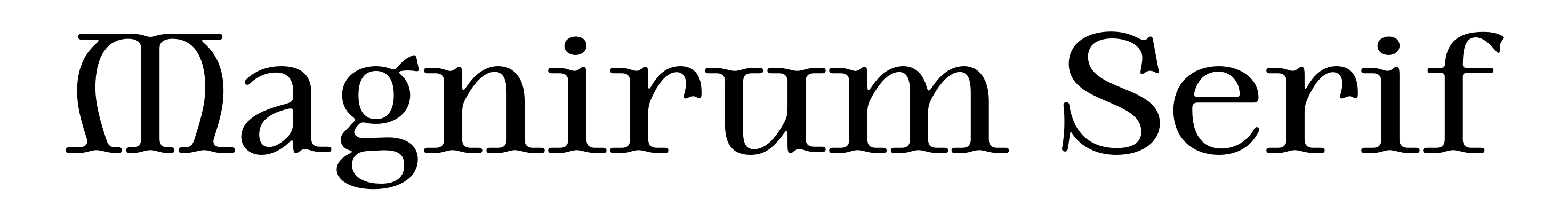 Magnirum Serif