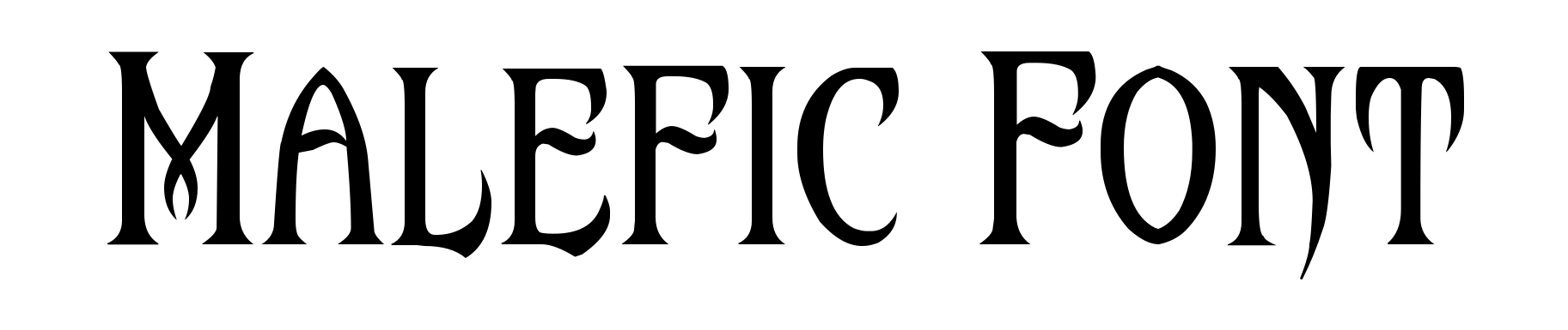 Malefic Font
