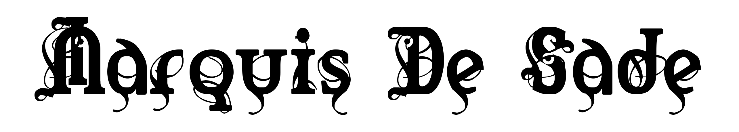 Marquis De Sade