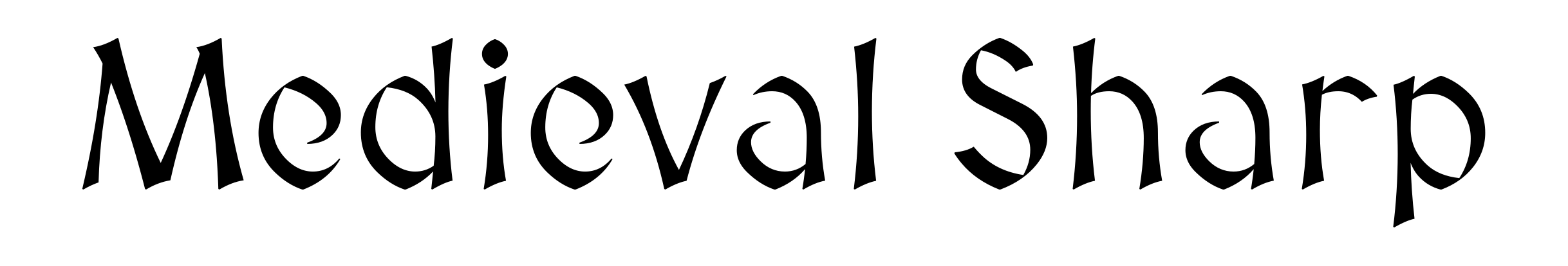 Medieval Sharp