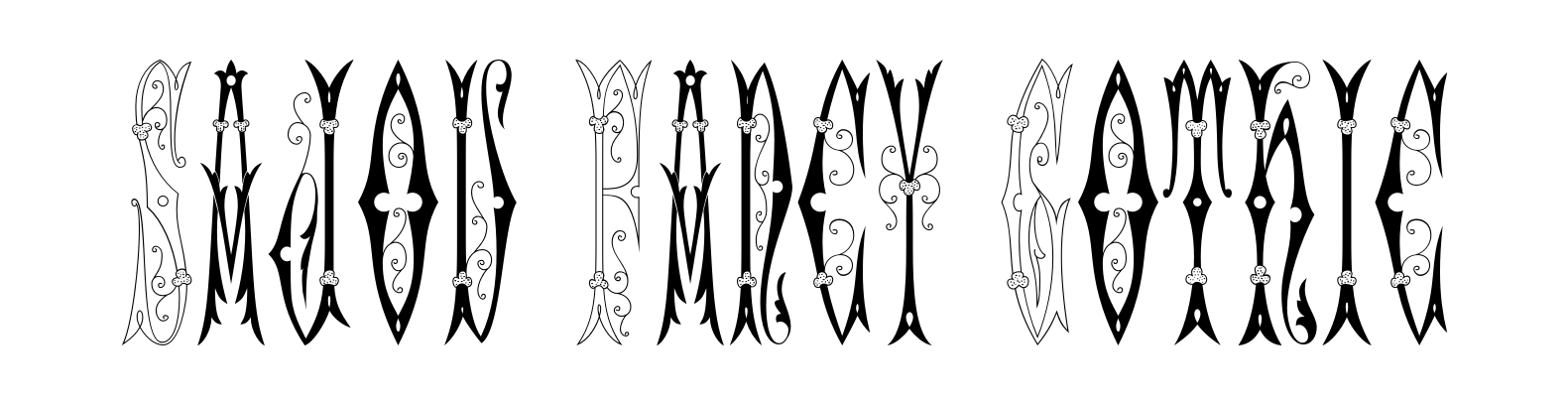 Sajou Fancy Gothic
