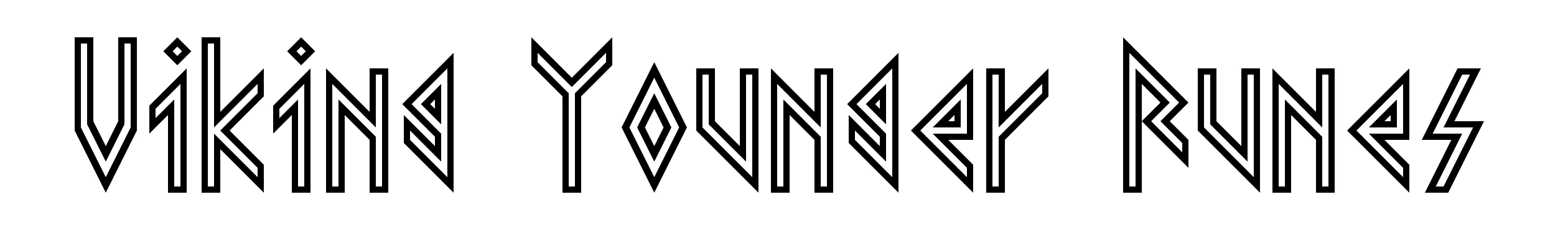 Viking Younger Runes
