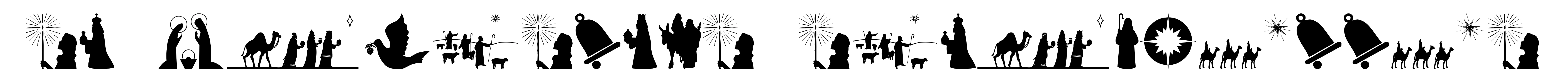 SL Christmas Silhouettes