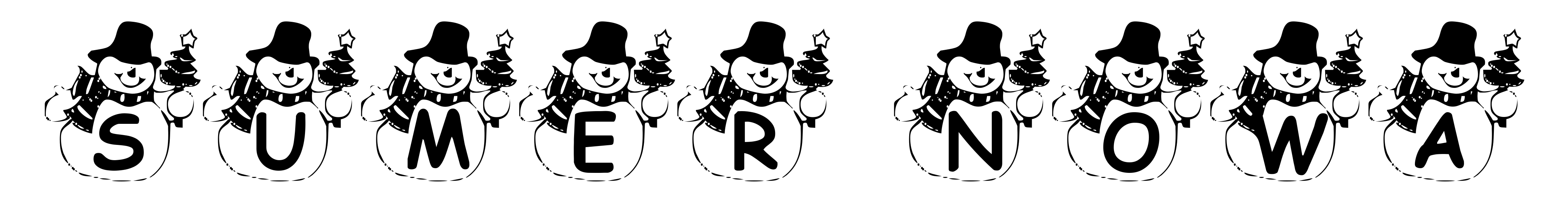 Summer's Snowman