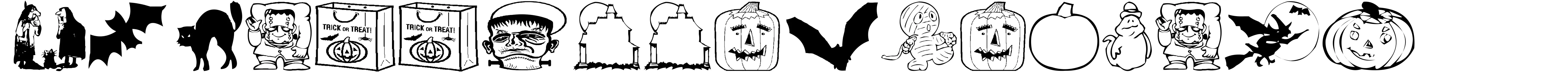 AEZ Halloween Dingbats