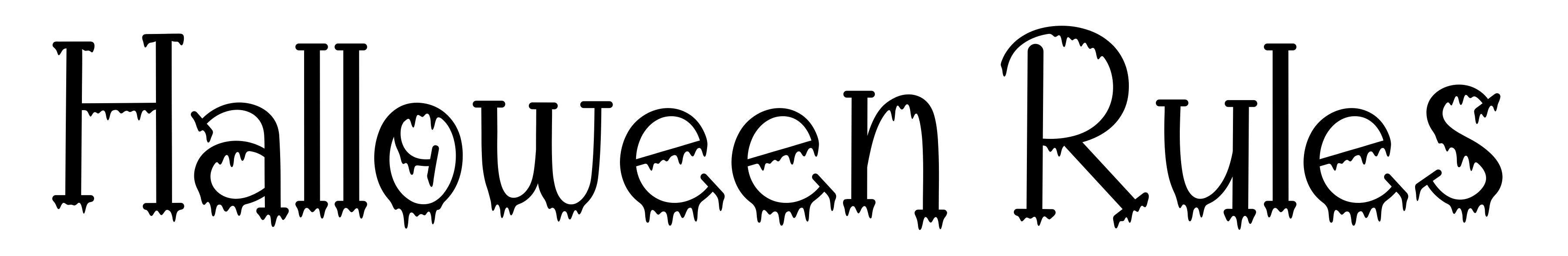 Halloween Rules