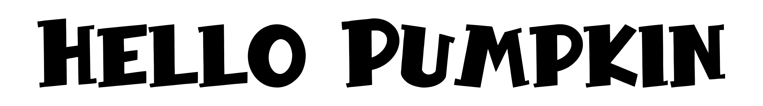 Hello Pumpkin