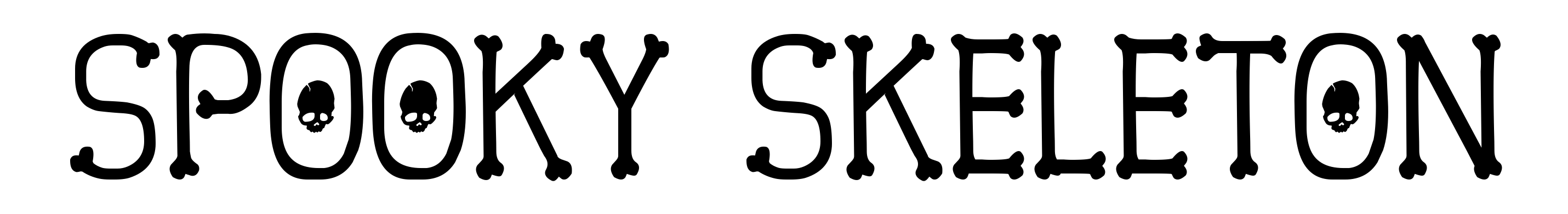 Spooky Skeleton