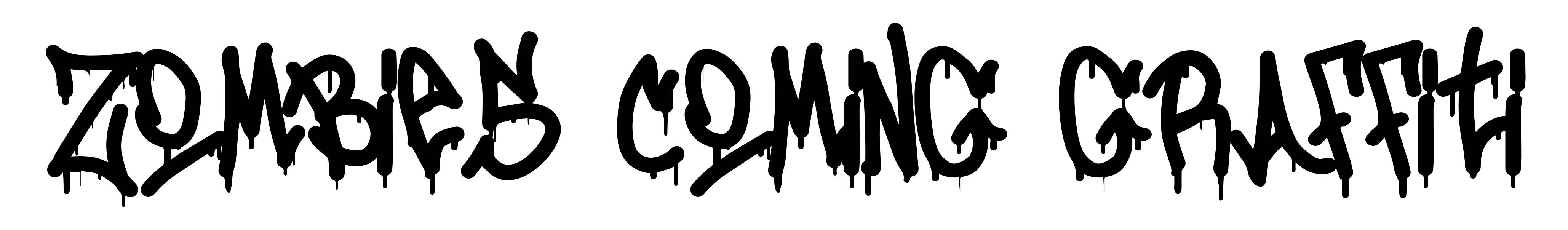 Zombies Coming Graffiti