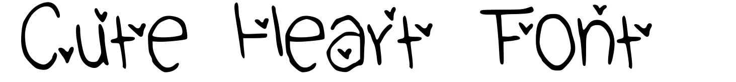 Cute Heart Font