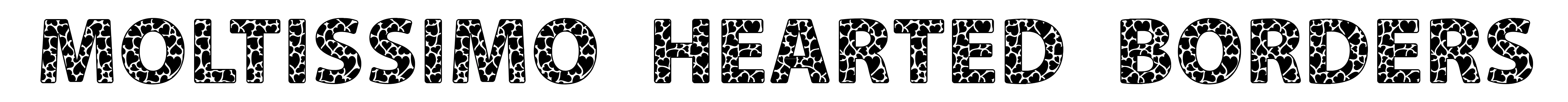 Moltissimo Hearted borders