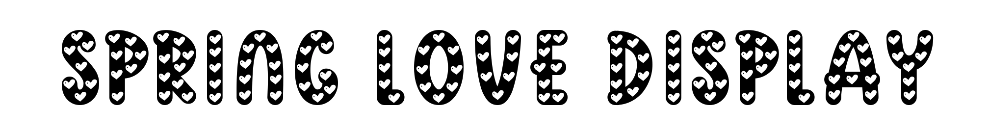 Spring Love Display