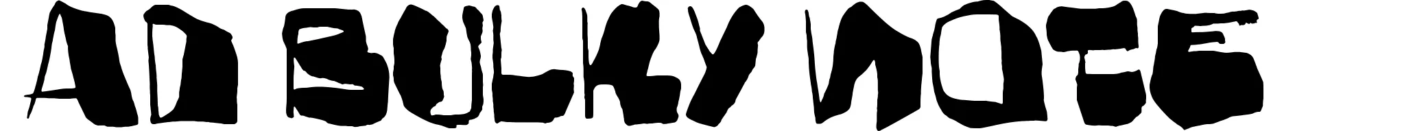 AD Bulky Note