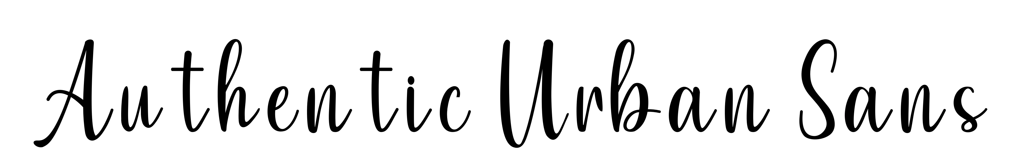 Authentic Urban Sans