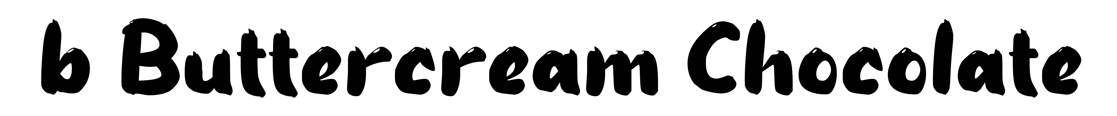 b Buttercream Chocolate