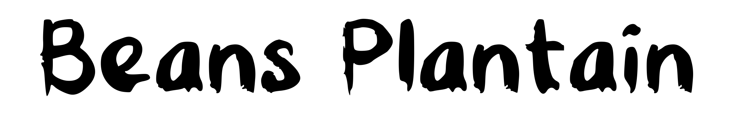 Beans Plantain