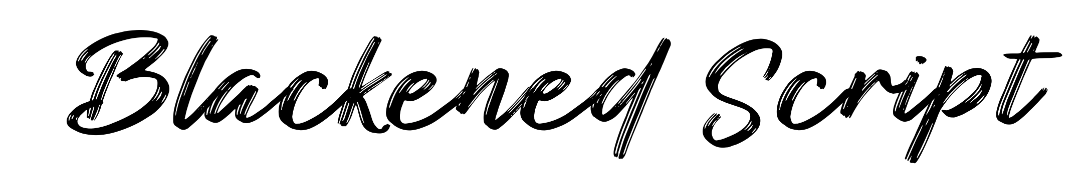 Blackened Script