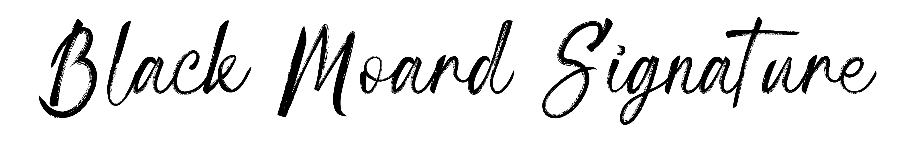 Black Moard Signature