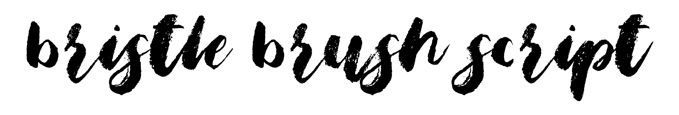 Bristle Brush Script