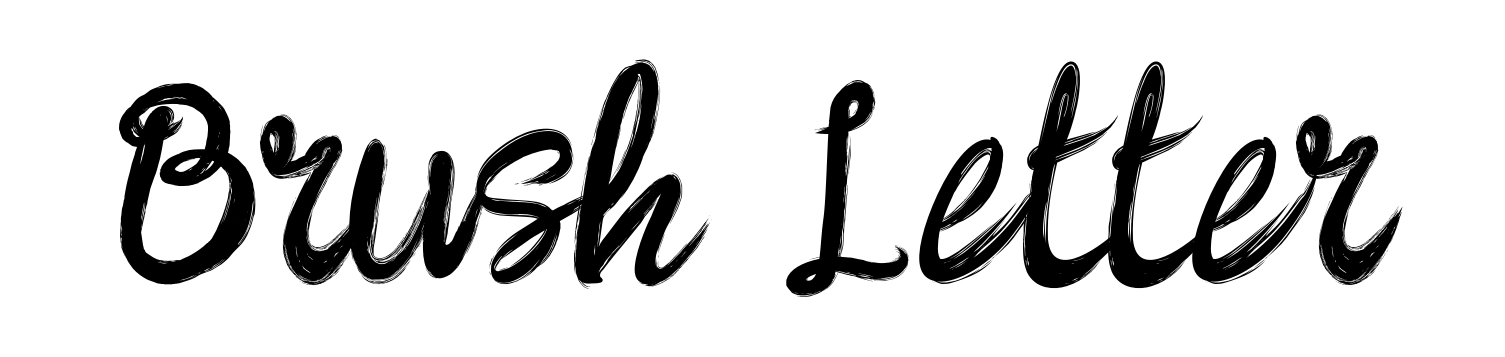 Brush Letter