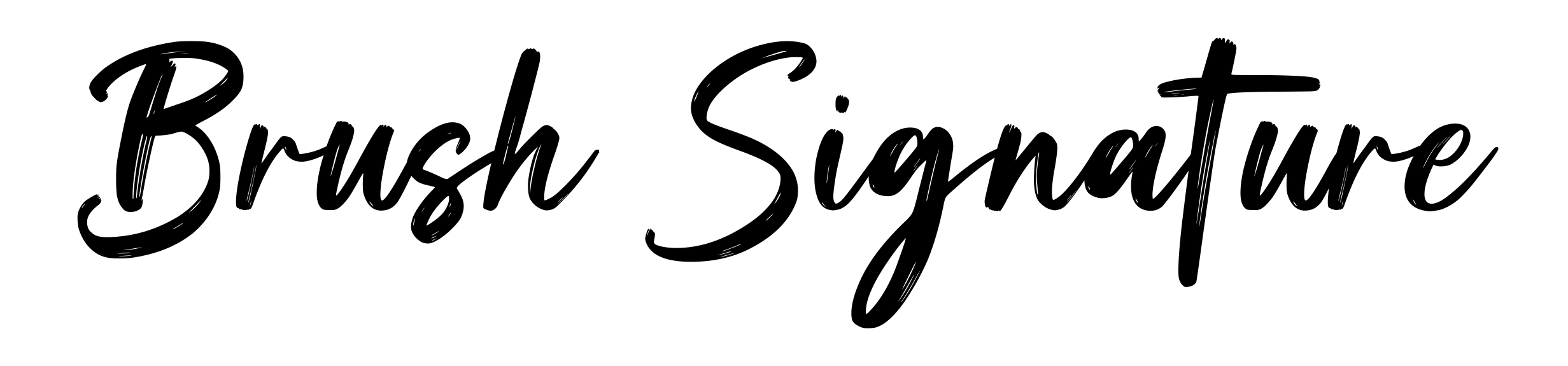 Brush Signature