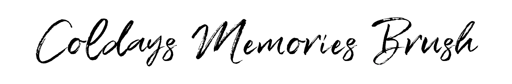 Coldays Memories Brush