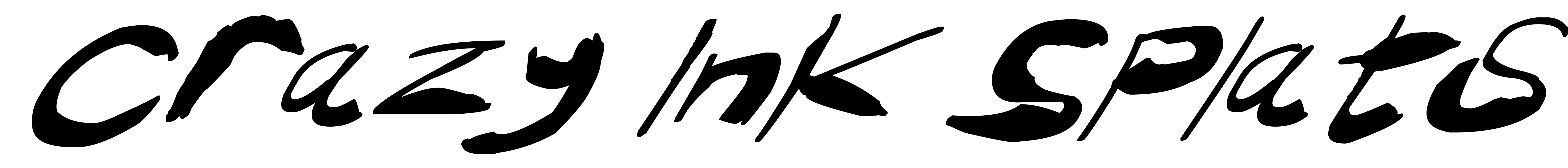 Crazy Ink Splats