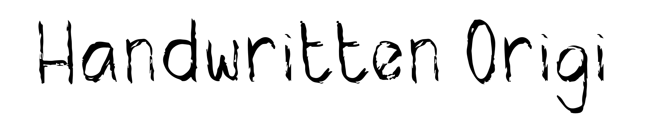 Handwritten Origi