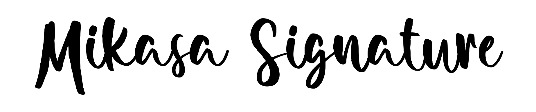 Mikasa Signature
