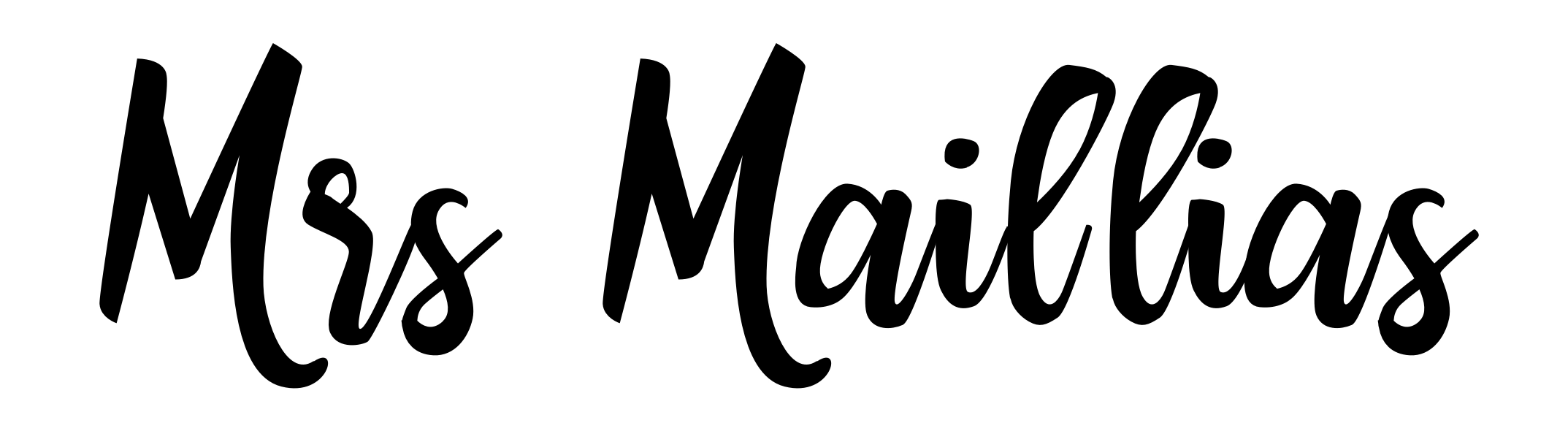 Mrs Maillias