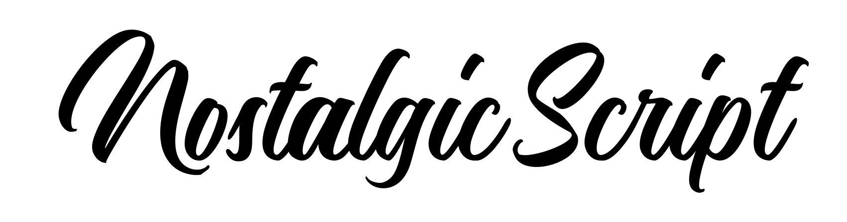 Nostalgic Script