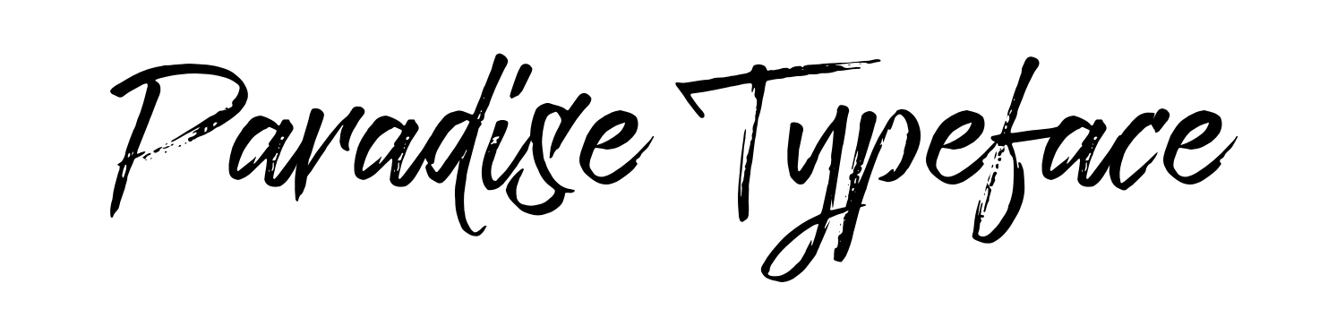 Paradise Typeface