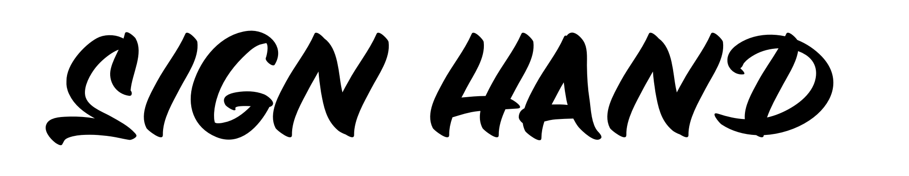 Sign Hand