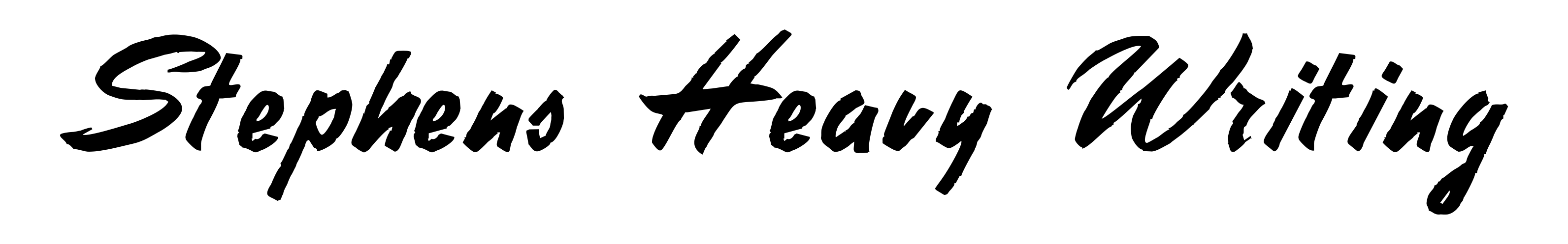 Stephens Heavy Writing