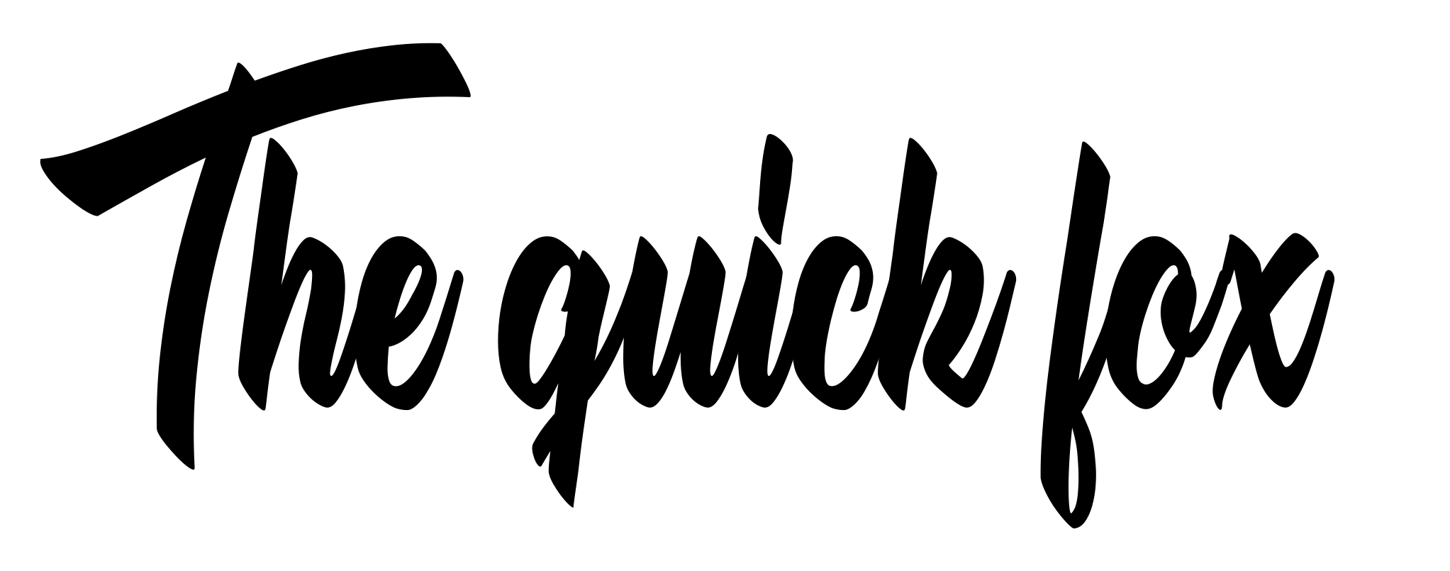 The quick fox