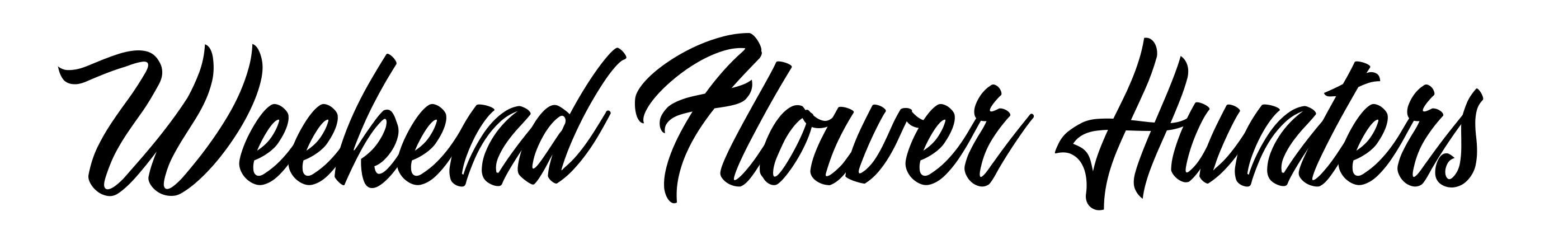 Weekend Flower Hunters