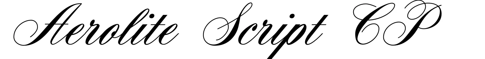 Aerolite Script CP